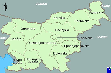 Slovenia for Families - Navigable map of Slovenia